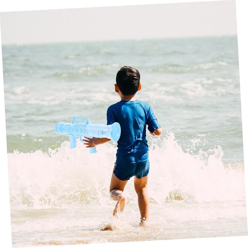 Blue Automatic Bubble Machine Toy 9 Holes For Kids Boys And Girls - Image 4